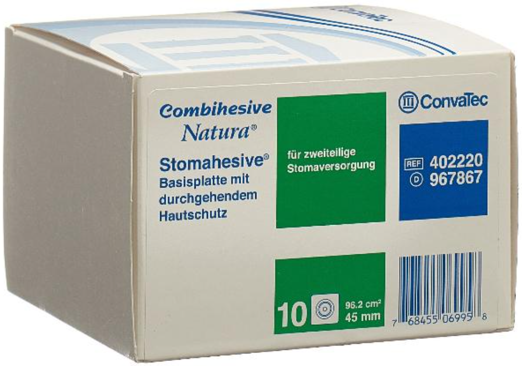 ConvaTec Natura Duoflex Basisplatten 45mm 10x10cm (10 Stk)