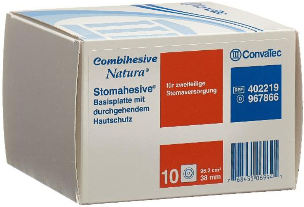 ConvaTec Natura Duoflex Basisplatten 38mm 10x10cm (10 Stk)