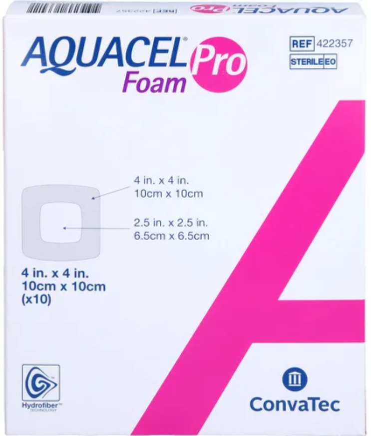 ConvaTec AQUACEL Foam Pro 10x10cm (10 Stk)
