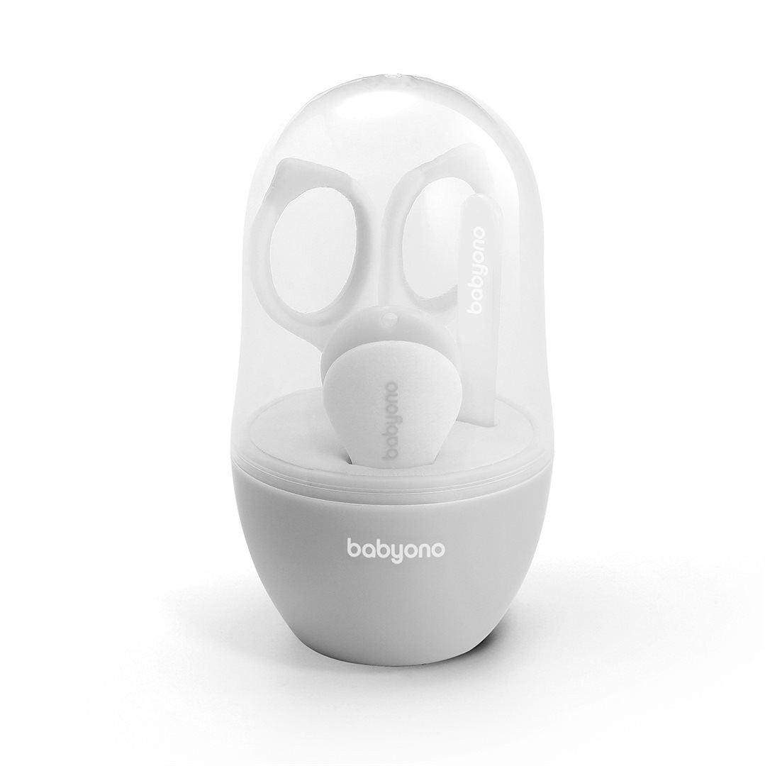 Babyono Nagelset grau (1 Stk)