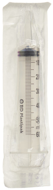 BD Plastipak Wund Blasenspritze, 50/60ml, 3-teilig (1 Stk)