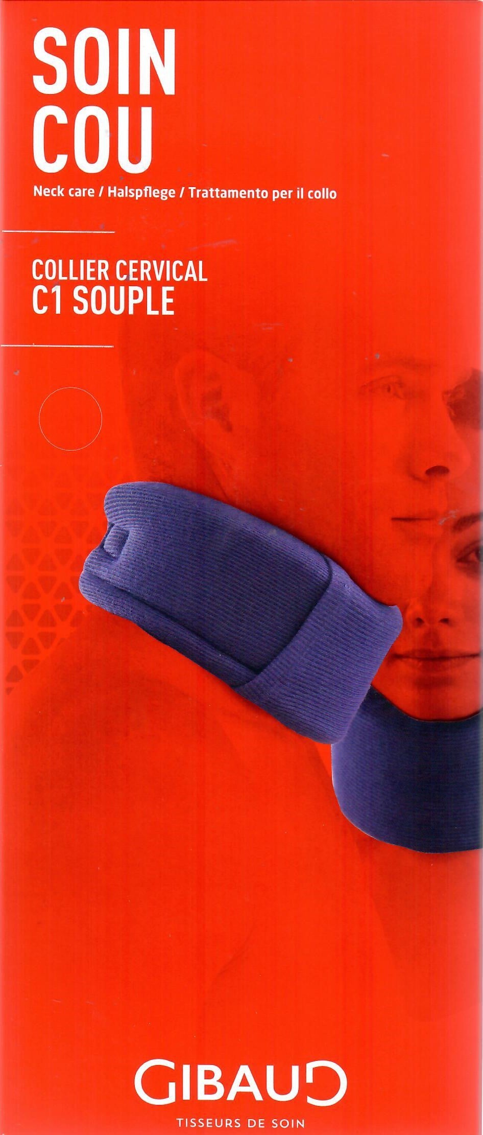 GIBAUD Cervicalstütze C1 weich Grösse 2 (1 Stk)