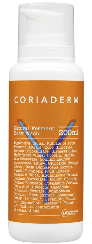 CORIADERM Natural Ferment Body Wash (200ml)