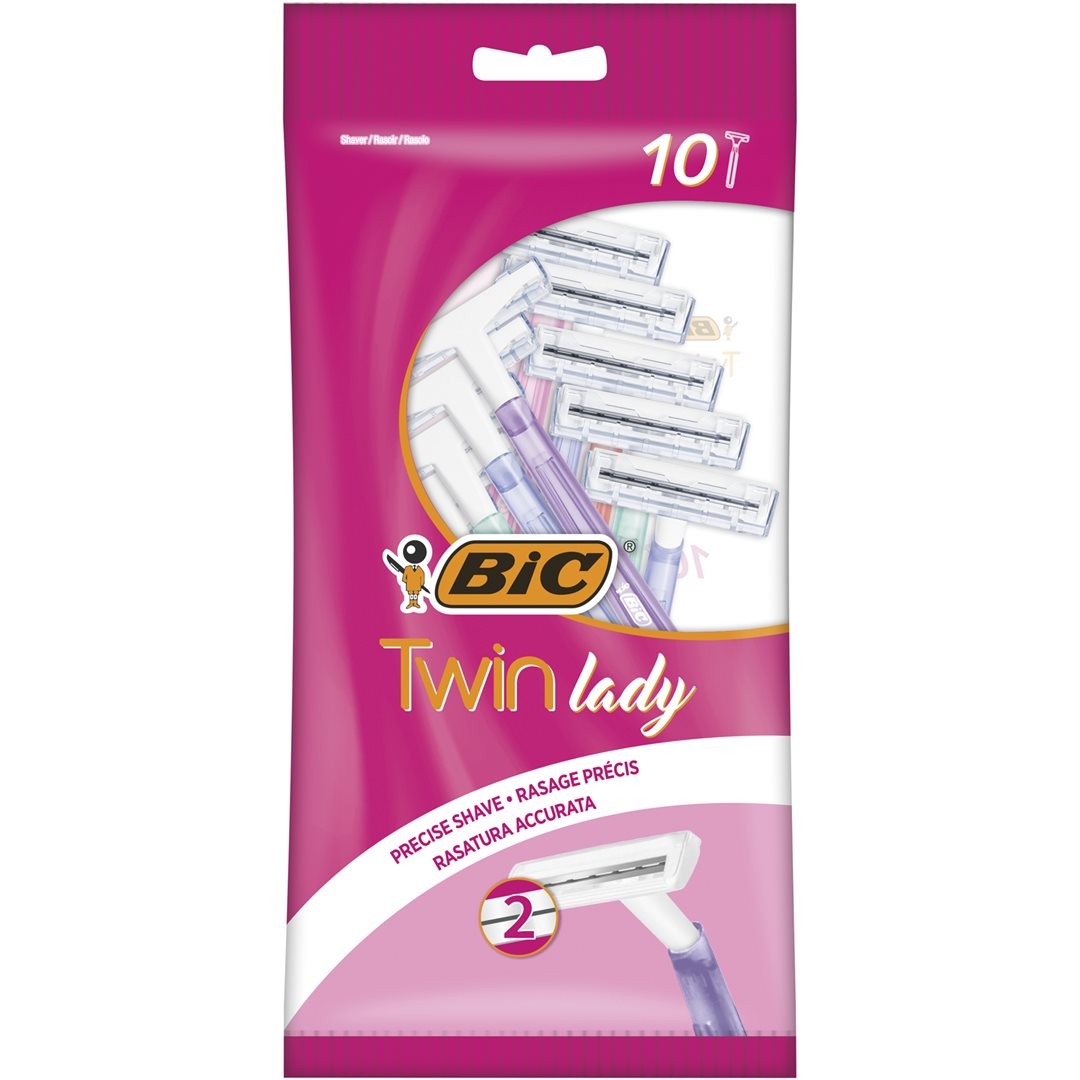 BiC Twin Lady 2-Klingenrasierer assortiert (10 Stk)