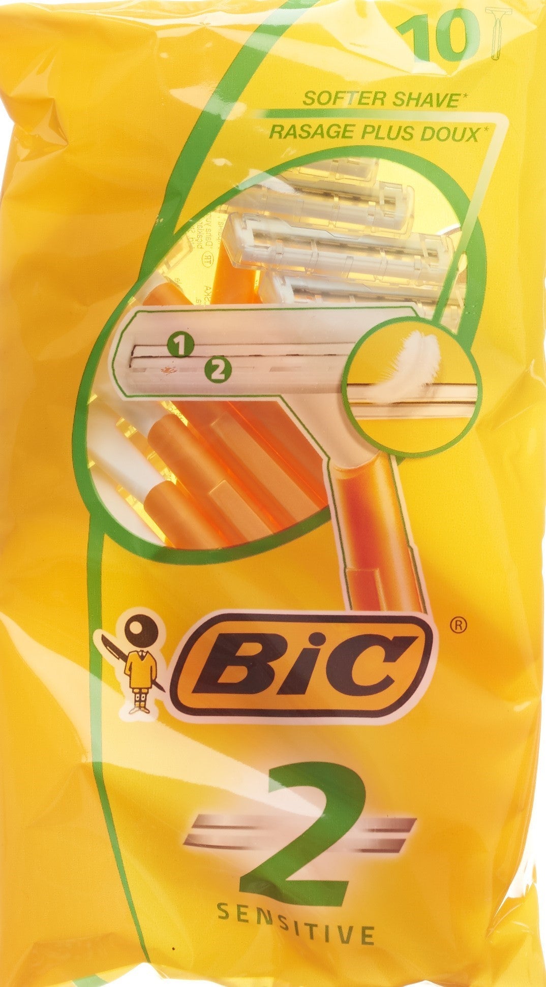 BiC 2 Sensitive 2-Klingenrasierer (10 Stk)