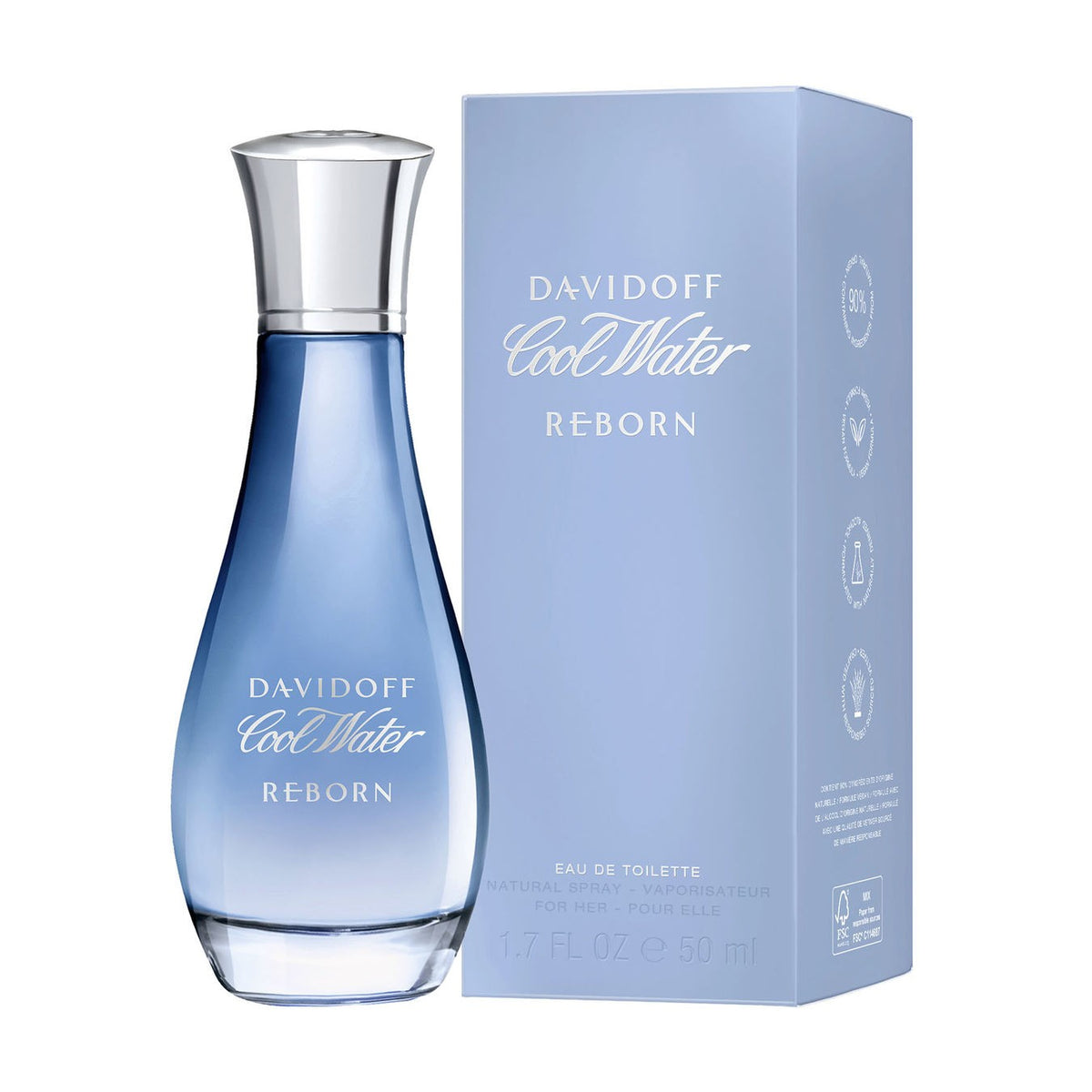 DAVIDOFF Cool Water Woman Reborn Eau de Toilette (50ml)