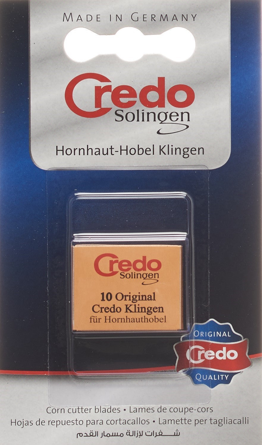 Credo Ersatzklingen für Hornhauthobel (10 Stk)
