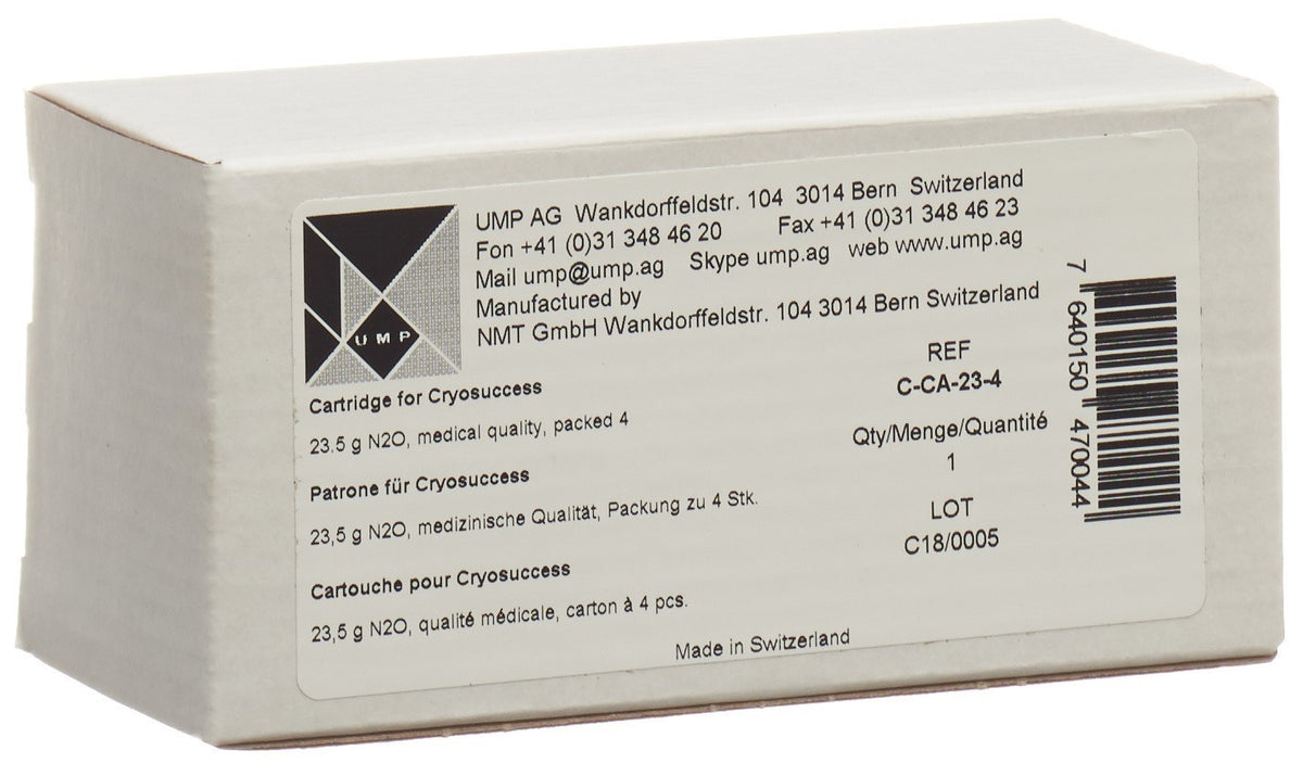 CRYOSUCCESS N2O-Patrone (4 Stk)