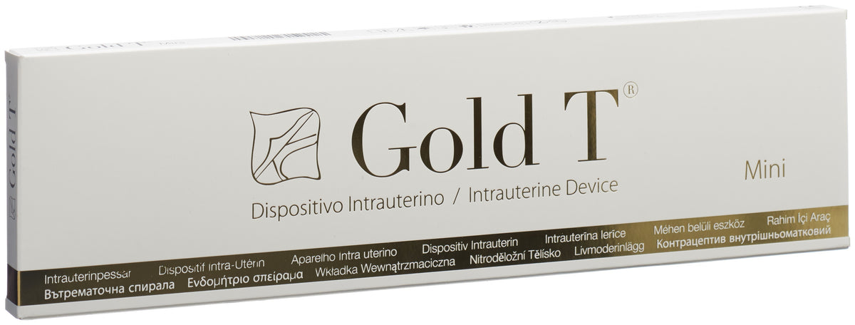 Gold T Intrauterinpessar Mini (1 Stk)
