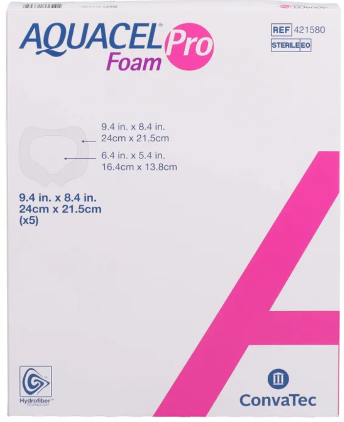 ConvaTec AQUACEL Foam Pro 24x21.5cm Sakralbereich (5 Stk)