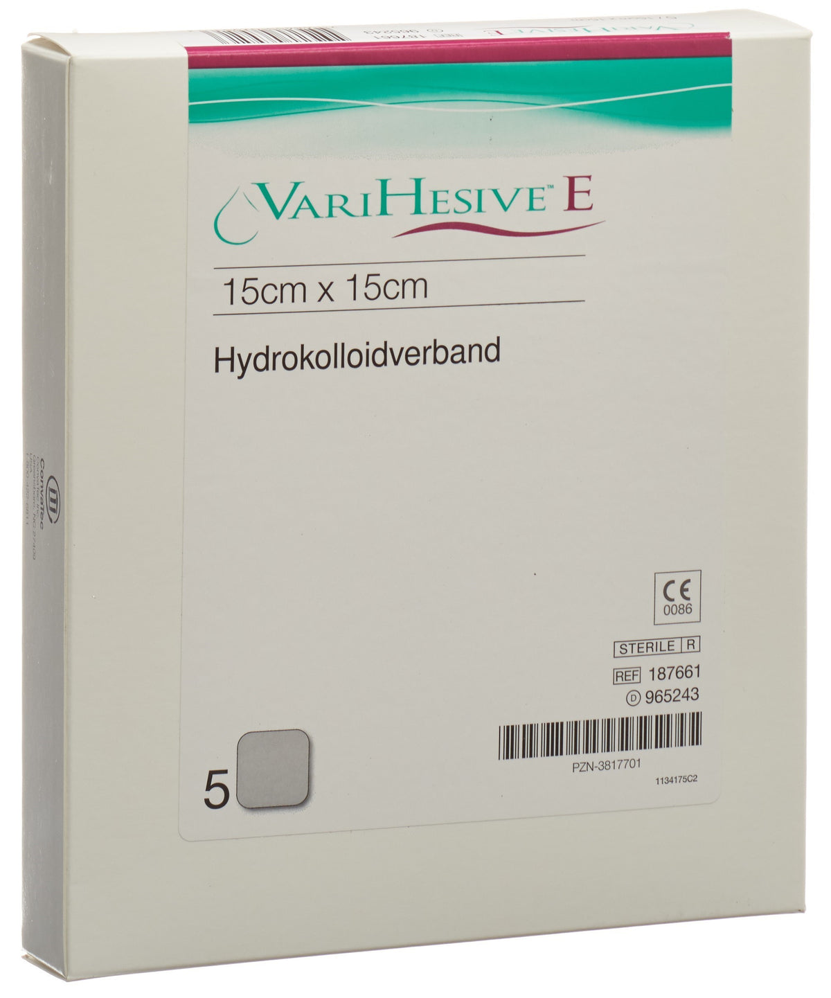 VariHesive E Verband 15x15cm (5 Stk)