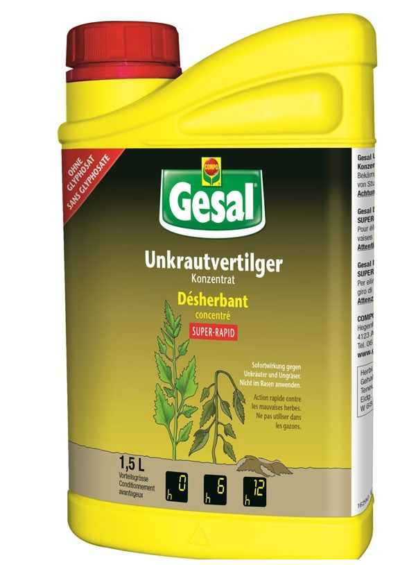 Gesal Unkrautvertilger Super-Rapid Konzentrat (1500ml)