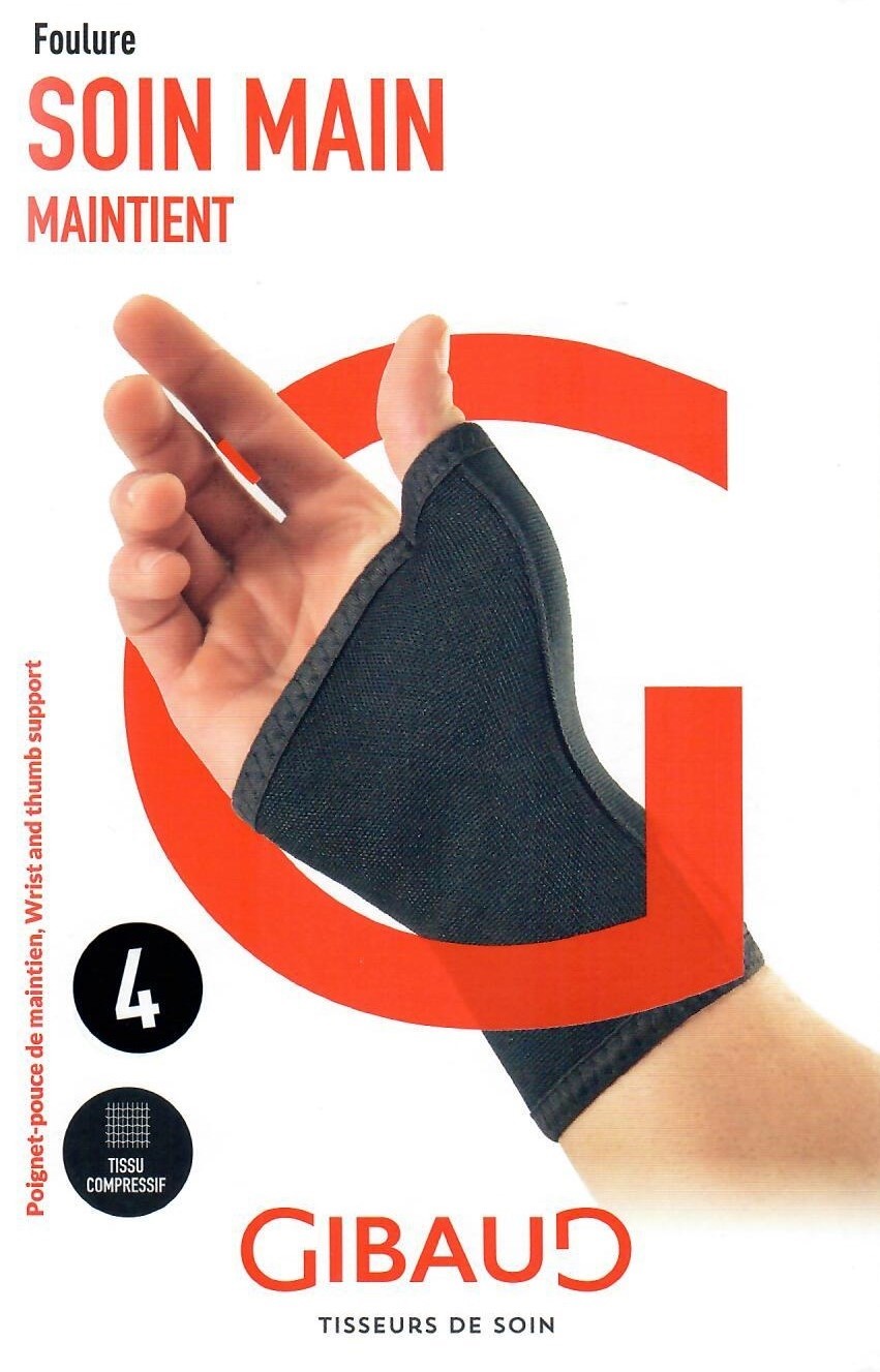 GIBAUD Handgelenk-Daumenbandage Grösse3, 18-19cm (1 Stk)