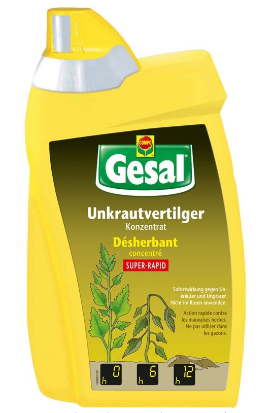 Gesal Unkrautvertilger Super-Rapid Konzentrat (500ml)