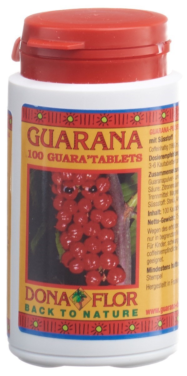 DONA FLOR Guarana Kautabletten (100 Stk)