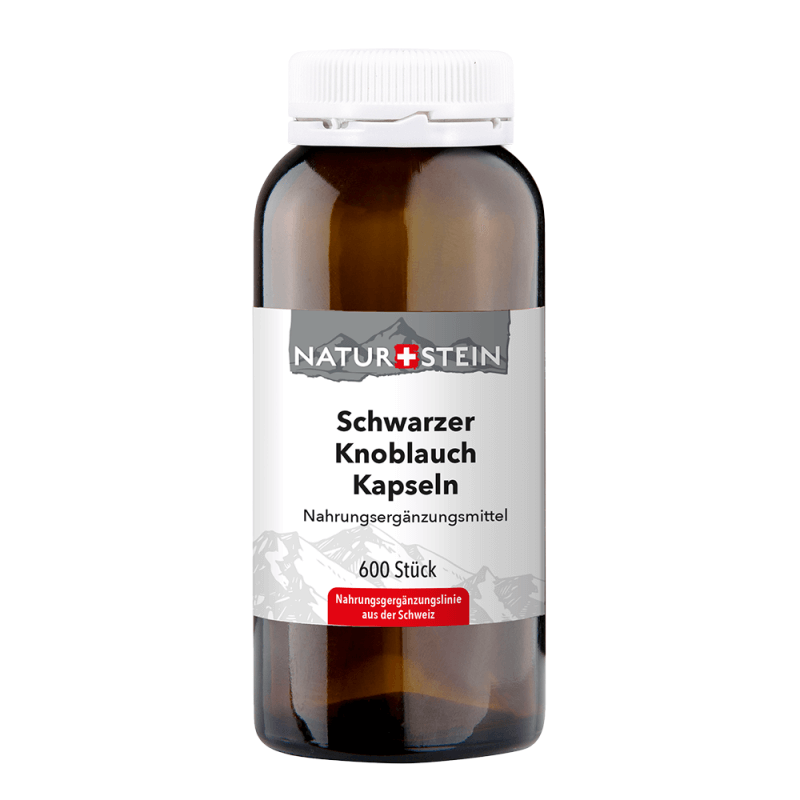 NATURSTEIN Schwarzer Knoblauch Kapseln (600 Stk)