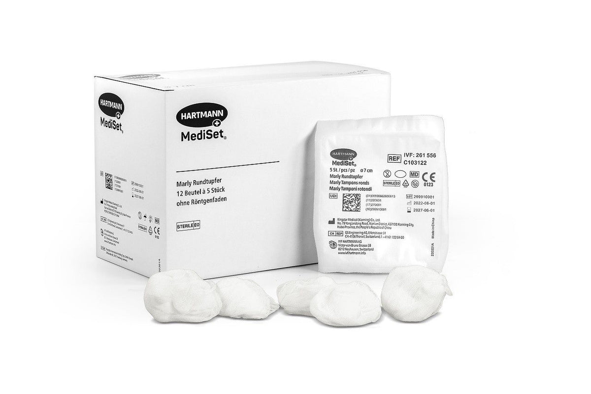 MediSet Marly Rundtupfer Gr7 steril (12x5 Stk)