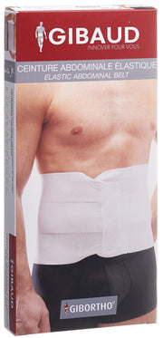 GIBAUD Bauchgurt elastisch Grösse3, 91-105cm weiss (1 Stk)
