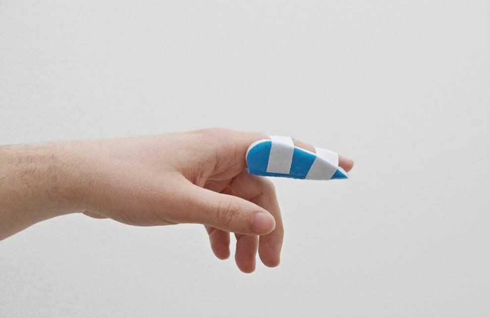 Chrisofix Fingerschiene, DIP+PIP, Grösse L, verformbar (1 Stk)