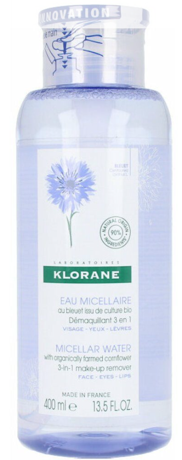 KLORANE Mizellen-Make-up-Entferner Bio-Kornblume (400ml)