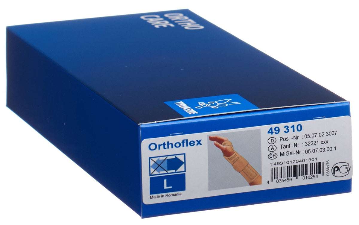 THUASNE Orthoflex Handgelenkbandage L, 21cm rechts weiss (1 Stk)