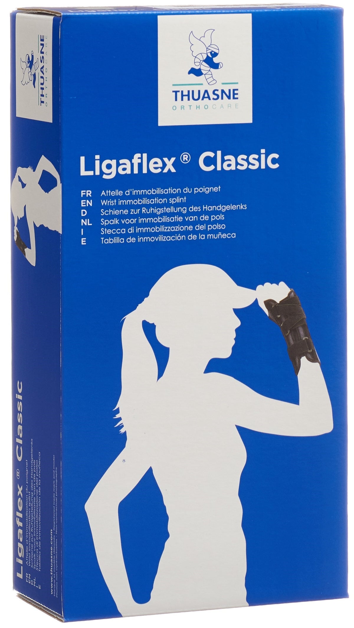 THUASNE Ligaflex Handgelenkbandage Grösse 2 rechts schwarz (1 Stk)