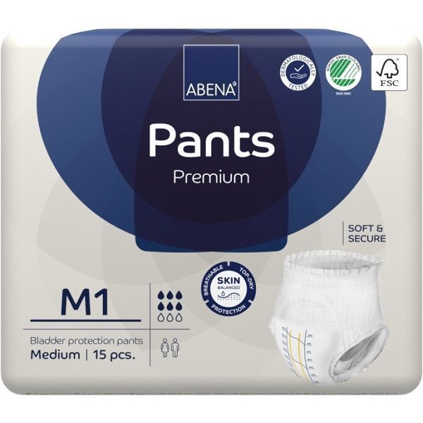 ABENA Pants Premium M M1 blue (15 pcs)