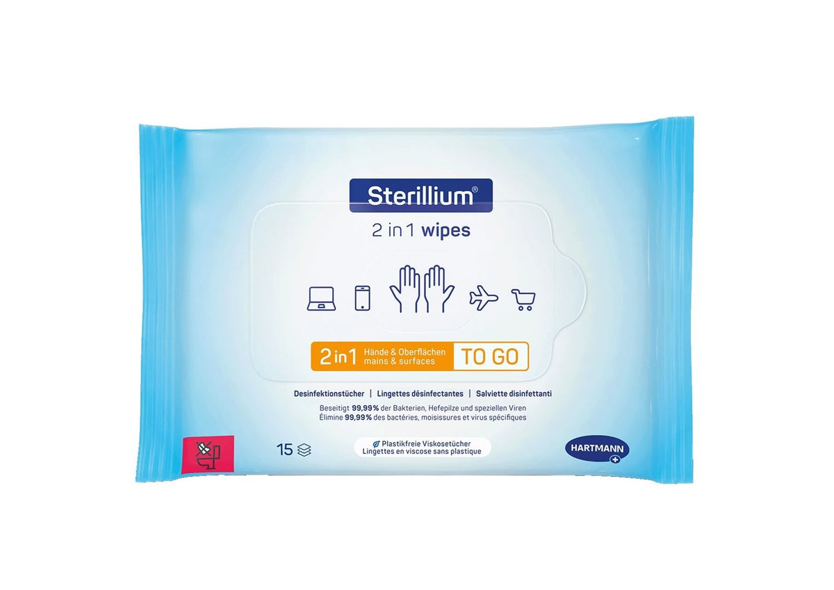 Sterillium 2 in1 Wipes (15 Stk)