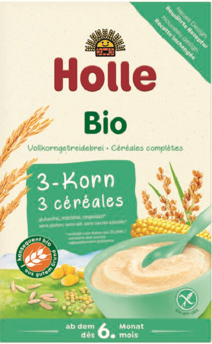 Holle - Babybrei 3-Korn Bio (250g)