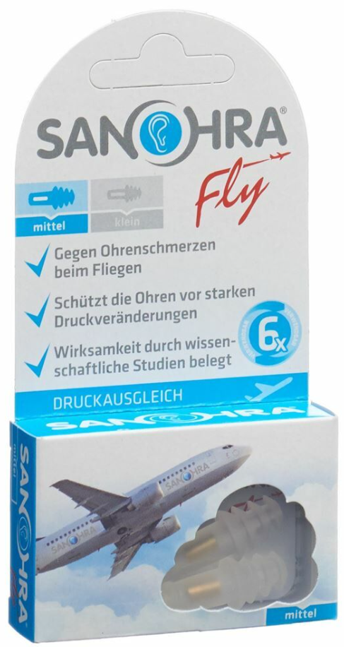 SANOHRA Fly Ohrenstöpsel Erwachsene (2 Stk)