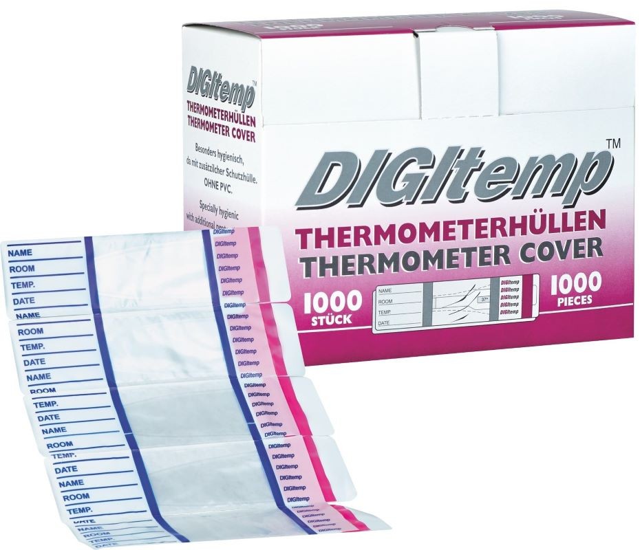 DIGItemp Thermometer Schutzhülle ohne Gleitmittel (1000 Stk)