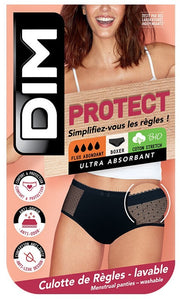DIM Boxer Lace Stark 40-42 schwarz mit Meshdetail (1 Stk)