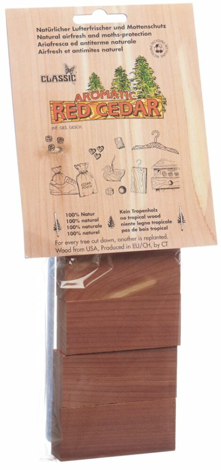 RED CEDAR Zedernholz Block (4 Stk)