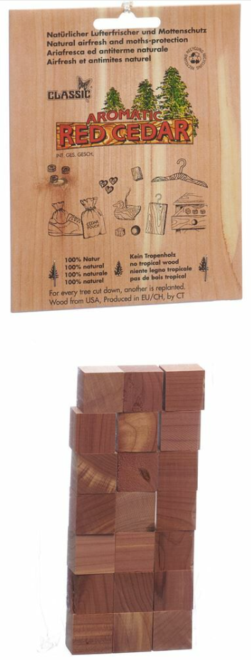RED CEDAR Zedernholz Würfel (20 Stk)
