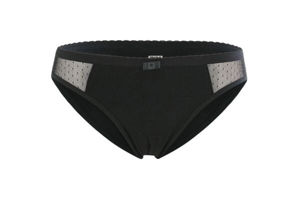 DIM Slip Lace Medium 44-46, schwarz mit Meshdetail (1 Stk)