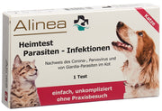 Alinea Heim-Tiertest Parasiten & Infektionen Katze (1 Stk)