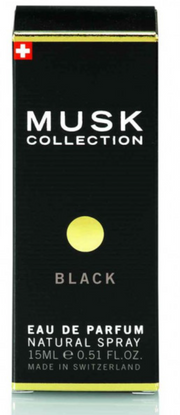 MUSK COLLECTION Black Eau de Parfum Natural Spray (15ml)
