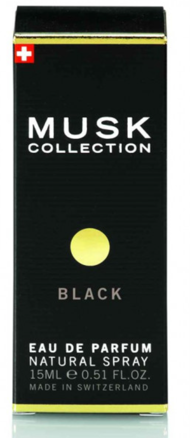 MUSK COLLECTION Black Eau de Parfum Natural Spray (15ml)