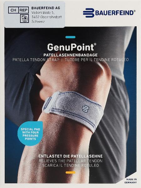 Bauerfeind GenuPoint Active Brace Size 1 titan (1 pc)