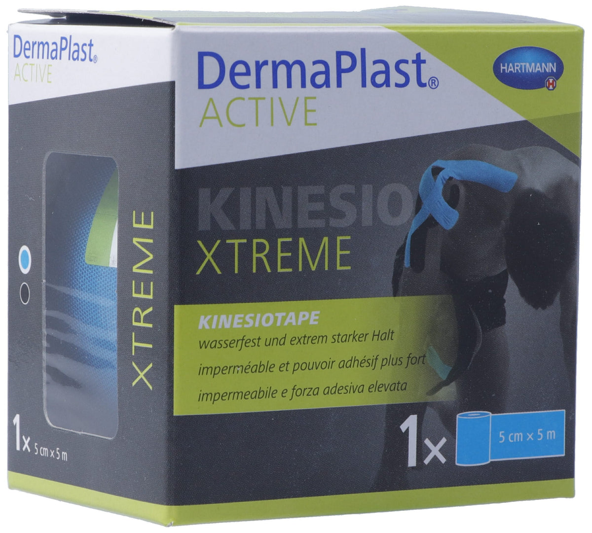 DermaPlast Active Kinesiotape Xtreme 5cmx5m blau (1 Stk)