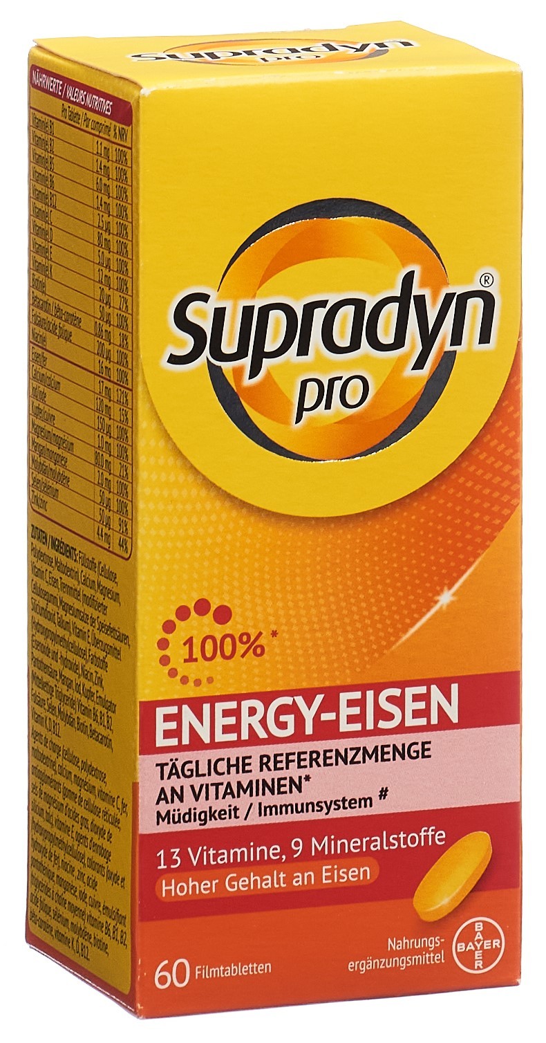 Supradyn Energy Eisen Filmtabletten (60 Stk)