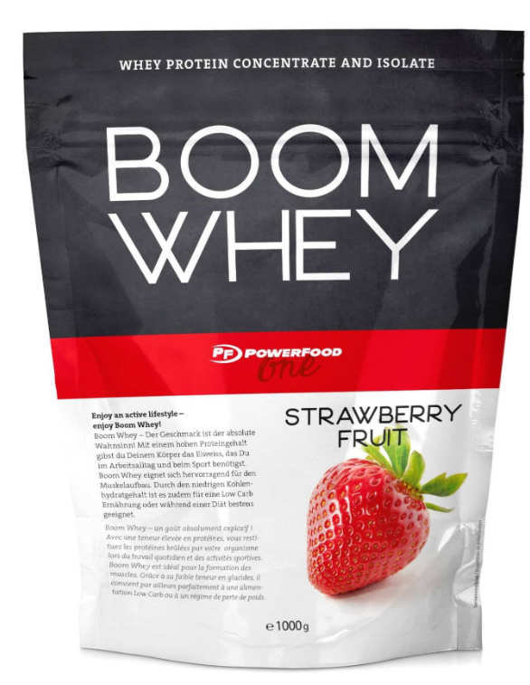 PowerFood One Boom Whey Stawberry Fruit (1000g)