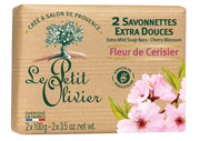 Le Petit Olivier Saponette Extra Delicate Fiore di Ciliegio (2x100g)