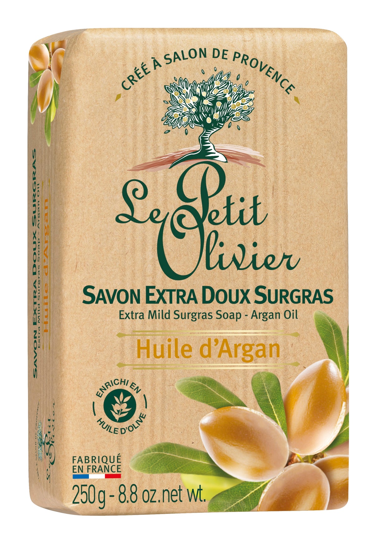 Le Petit Olivier Extra Milde Rückfettende Seife Argan (250g)