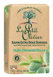 Le Petit Olivier Extra Mild Superfatted Soap Sweet Almond Oil (250g)