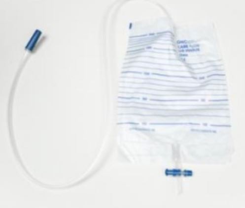GHC Urinbeutel CAREFLOW 2.0l 90cm unsteril ohne Ablass mit Rücklaufventil (10 Stk)
