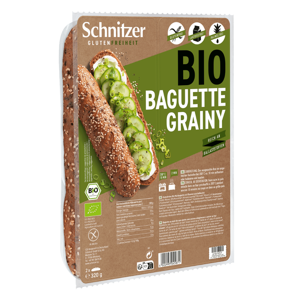 Schnitzer Bio Baguette Grainy (320g)