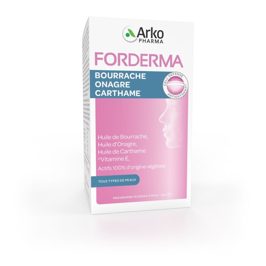 Arkopharma Forderma Borretsch, Nachtkerze & Färberdistel Kapseln (180 Stk)