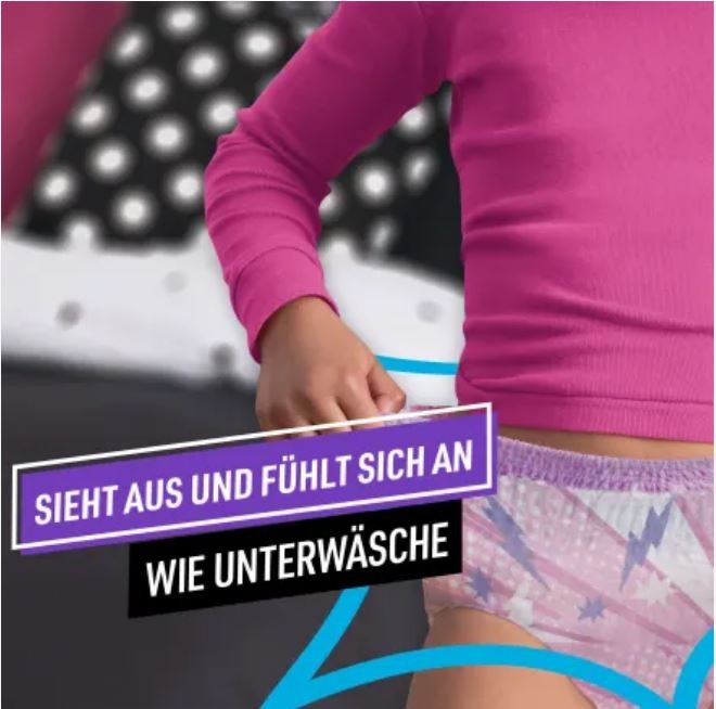 Pampers Ninjamas Pyjama Pants für Mädchen, 4-7 Jahre (10 Stk)