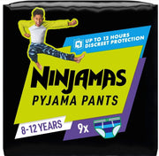 Pampers Ninjamas Pyjama Pants für Jungs, 8-12 Jahre (9 Stk)